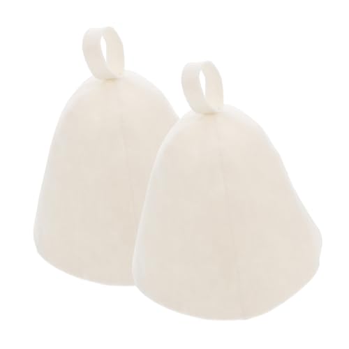 HOUDERCO 2stücke Leichtgewichtiger Sauna-hut Wärmedämmender Filzhut Für Damen Und Herren Bequem Und Atmungsaktiv Für Längere Saunagänge Sauna-zubehör Für Zuhause Und Reisen von HOUDERCO