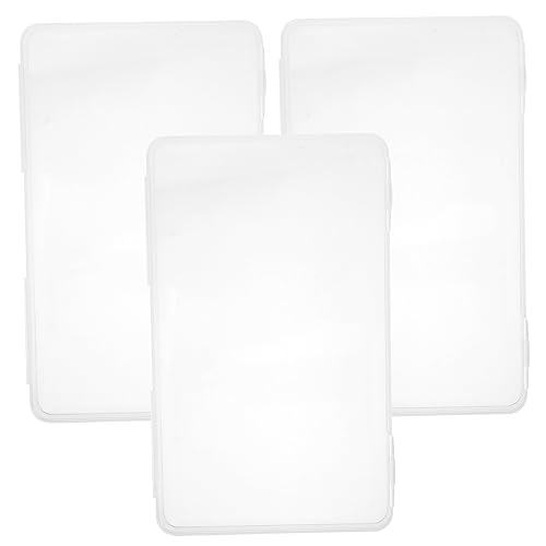 HOUDERCO 3Stücke Kartenorganisator Box Transparente Speicherbox für Visitenkarten Id Karten und Kreditkarten für Büro Reisen und Aufbewahrung von Kleinen Gegenständen von HOUDERCO
