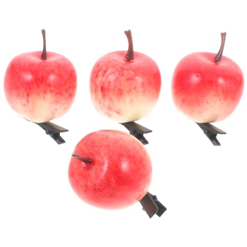 HOUDERCO 4stücke Haarspangen Mit Früchten Obst Haar Clips Haarschmuck Für Frauen Mädchen Haarstyling-tools Zubehör Auffälliges Design von HOUDERCO