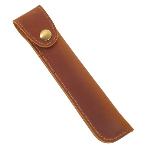 HOUDERCO Pen Sleeve aus Robustem Leder Handgefertigte Leichte Schutzhülle für Kugelschreiber Füller und Bleistift Portable Federmäppchen Stiftetui als HOUDERCO Pen Sleeve aus Robustem Leder Handgefertigte Leichte Schutzhülle für Kugelschreiber Füller und Bleistift Portable Federmäppchen Stiftetui als von HOUDERCO