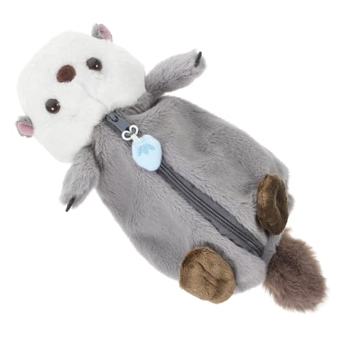 HOUDERCO Cartoon Federpencil Bag Aus Plüsch Niedliche Stifte Organizer Tasche Für Mädchen Für Schule Und Make-up Große Kapazität Für Schreibwaren Und Pinsel von HOUDERCO