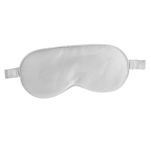 HOUDERCO Seiden-schlafmaske Für Damen Herren Augenmaske Zum Schlafen Verstellbare Augenbinde Mit Erhöhtem Nasenrücken Für Lichtblockade von HOUDERCO