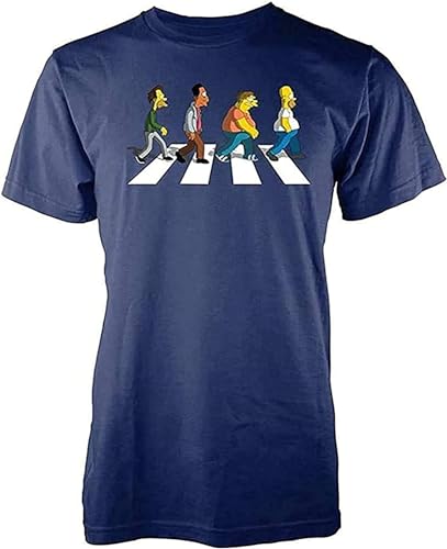 Simpson Abbey Road Mens t Shirts für Erwachsene, Gelb Toon Simpson Abbey Road Mens t Shirts für Erwachsene, Gelb Toon von HOUKEEYUE
