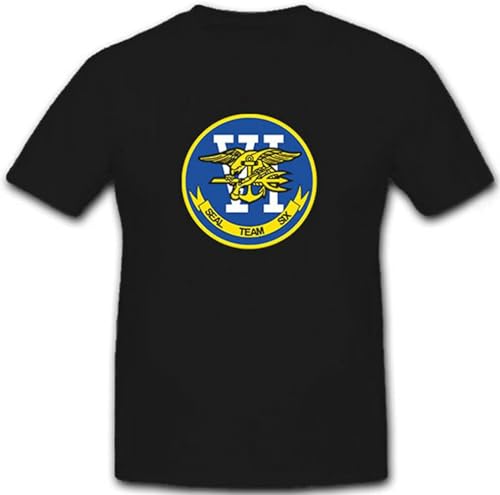 Team 6 Navy Seals US Army Military Patch Coat of Arms- T Shirt Team 6 Navy Seals US Army Military Patch Coat of Arms- T Shirt von HOUKEEYUE
