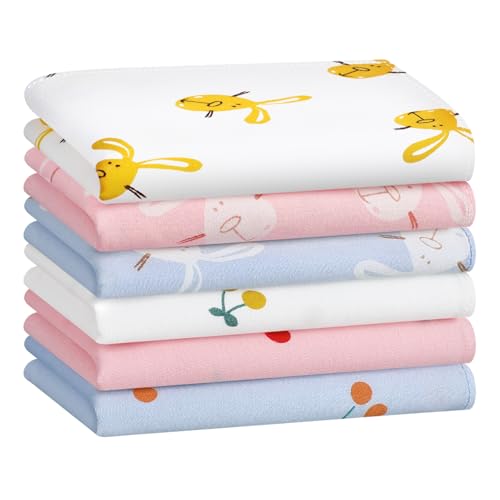 HOULIFE Blumentaschentuch für Damen weiche Baumwolle Damentaschentücher Vintage-Blumen-Taschentücher Retro-Taschentuch für Damen für Hochzeitsfeiern von HOULIFE