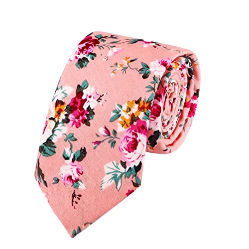 HOULIFE Herren Blumen Krawatten - Dünne Herrenkrawatte, Skinny Herren Krawatte Schmale Krawatte 6cm, Baumwoll Krawatten für den Täglichen Gebrauch In der Hochzeit, Party, 1/2 Stücke HOULIFE Herren Blumen Krawatten - Dünne Herrenkrawatte, Skinny Herren Krawatte Schmale Krawatte 6cm, Baumwoll Krawatten für den Täglichen Gebrauch In der Hochzeit, Party, 1/2 Stücke von HOULIFE