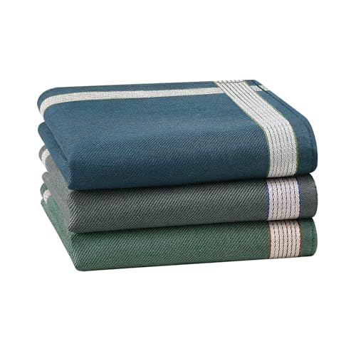 HOULIFE Klassische Herren Taschentücher Weiches Baumwolltaschentuch für Männer Gestreiftes Herren-Taschentuch-Set Herren-Einstecktuch von HOULIFE