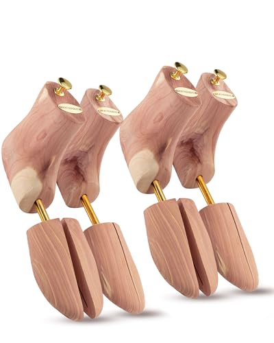 HOUNDSBAY Stiefelbäume, Zedernholzstiefelbaum für Herren, Schuhspanner für Stiefel, Stiefelspanner & Shaper, Braun, 2PK - Men's Medium = 7.5-9 US HOUNDSBAY Stiefelbäume, Zedernholzstiefelbaum für Herren, Schuhspanner für Stiefel, Stiefelspanner & Shaper, Braun, 2PK - Men's Medium = 7.5-9 US von HOUNDSBAY