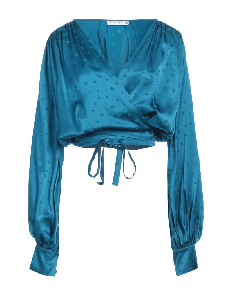 HOUSE OF AMEN Top Damen Aquamarin von HOUSE OF AMEN