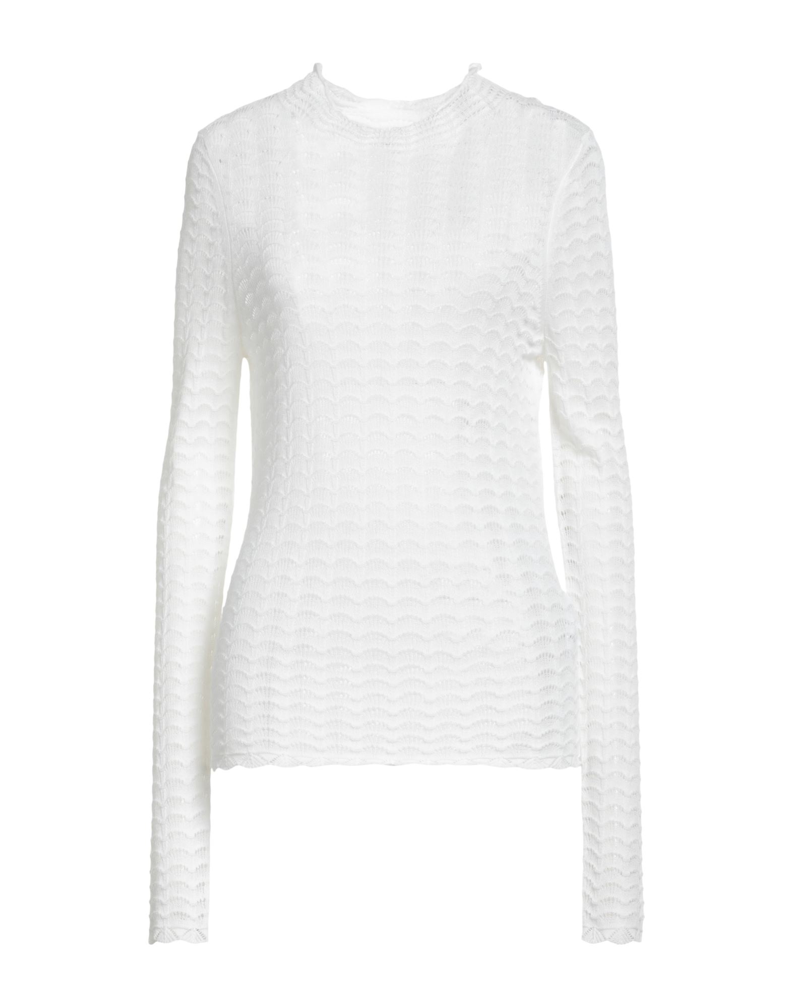 HOUSE OF DAGMAR Rollkragenpullover Damen Weiß von HOUSE OF DAGMAR