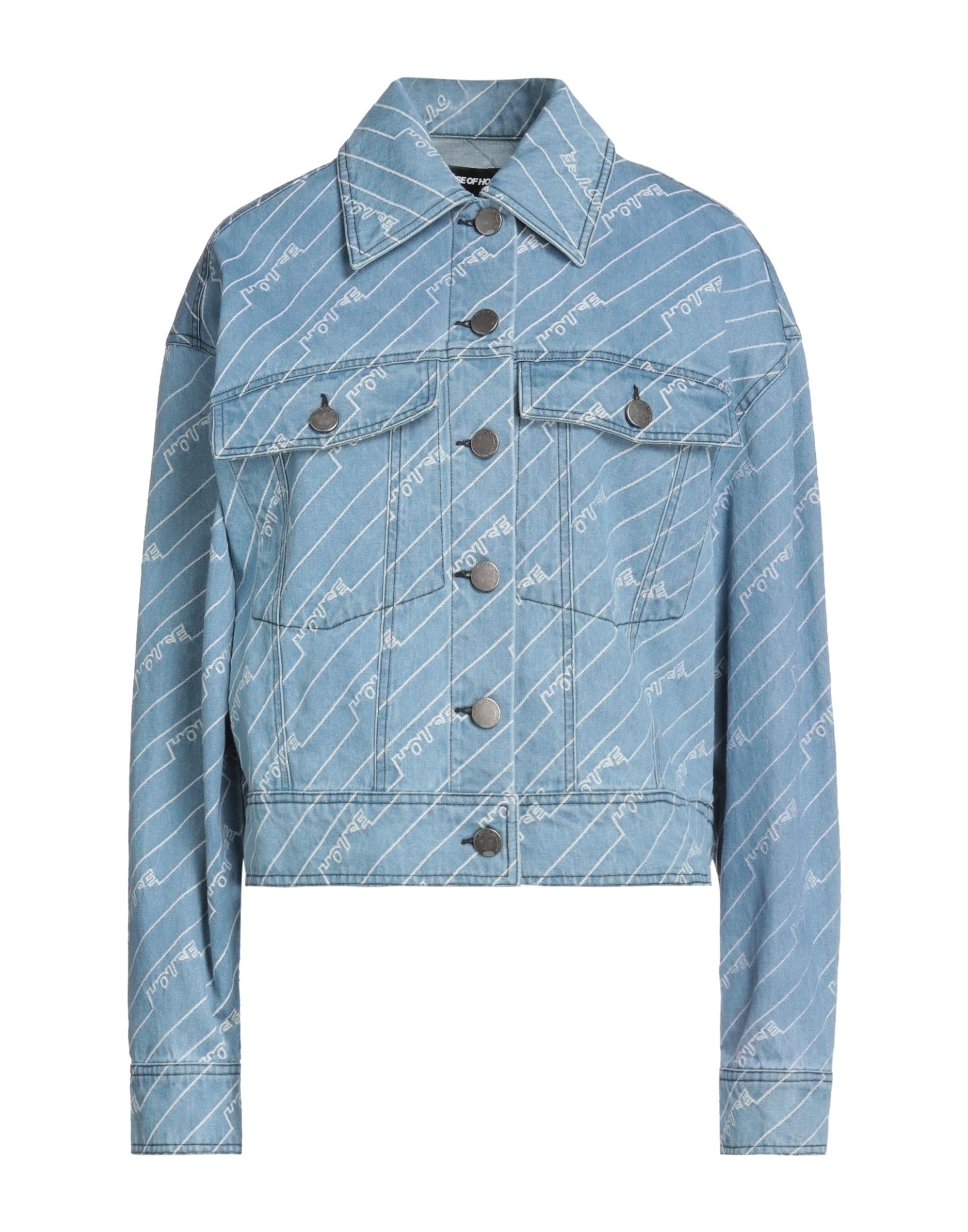 HOUSE OF HOLLAND Jeansjacke/-mantel Damen Blau von HOUSE OF HOLLAND