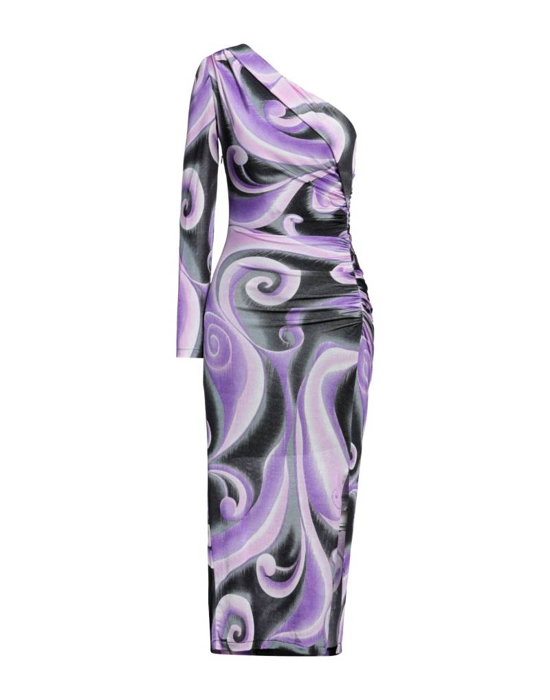 HOUSE OF HOLLAND Midi-kleid Damen Violett von HOUSE OF HOLLAND