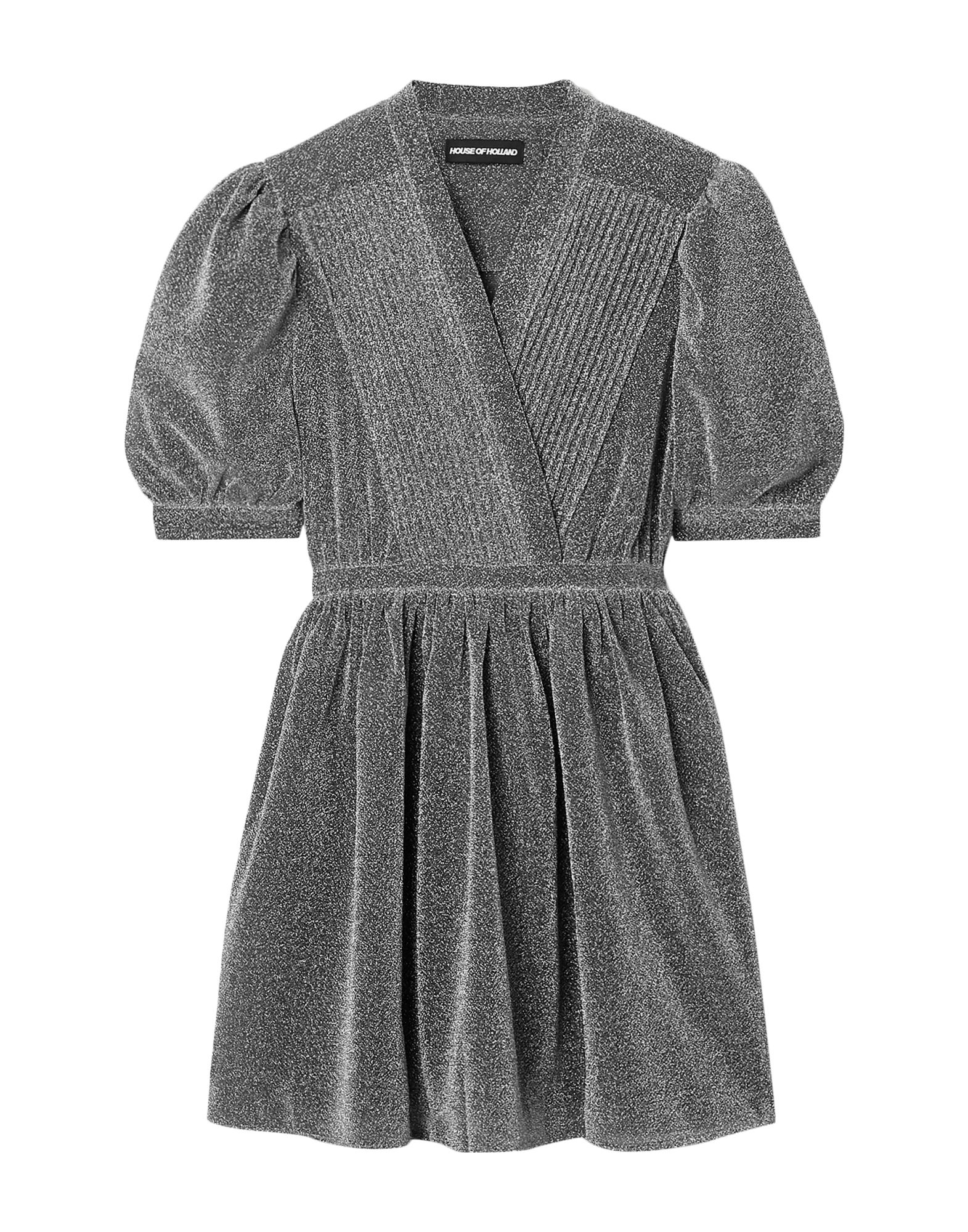 HOUSE OF HOLLAND Mini-kleid Damen Silber von HOUSE OF HOLLAND