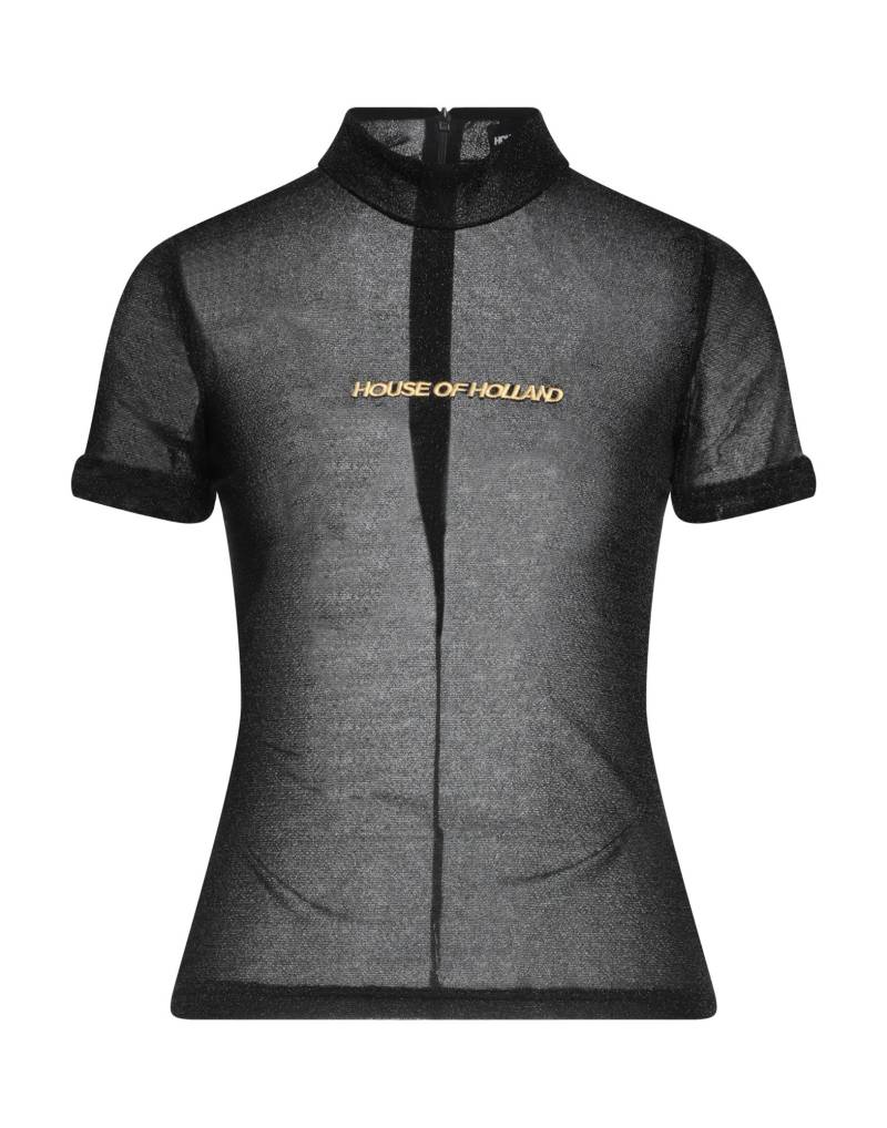 HOUSE OF HOLLAND Rollkragenpullover Damen Schwarz von HOUSE OF HOLLAND