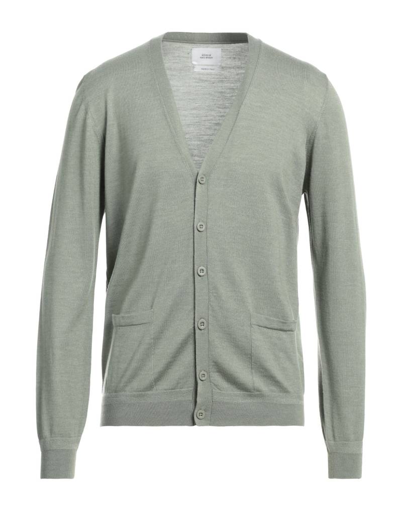 HOUSE OF PAUL ROSEN Strickjacke Herren Salbeigrün von HOUSE OF PAUL ROSEN