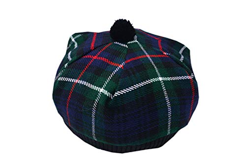 Scottish Tam O' Shanter Acrylwolle, verschiedene Schottenmuster, Einheitsgröße, Mackenzie Tartan, Einheitsgröße von HOUSE OF SCOTLAND