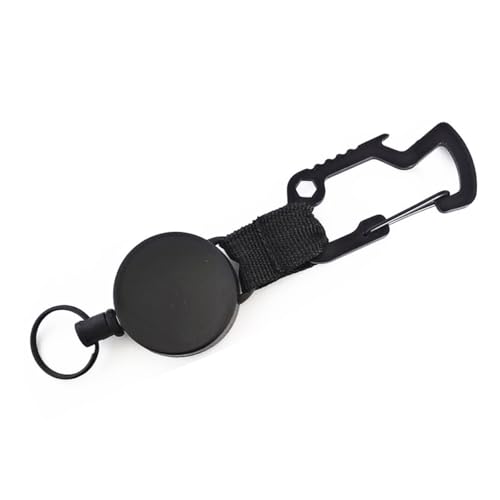 HOUSON Schlüsselanhänger Ausziehbar, Schlüsselband Ausziehbar mit 60cm Stahlseil Ausweis Einziehbarer Ausweishalter Schlüsselrolle HOUSON Schlüsselanhänger Ausziehbar, Schlüsselband Ausziehbar mit 60cm Stahlseil Ausweis Einziehbarer Ausweishalter Schlüsselrolle von HOUSON