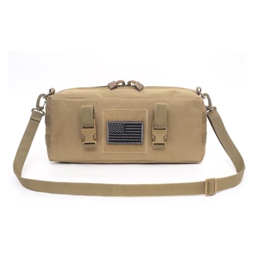 HOUSON Tactical Molle Beutel, Wasserdicht Admin Pouch medizinische EDC EMT Utility Tool Bag Pouch Gürteltaschen für Magazine, Landkarte kleine Werkzeuge Khaki von HOUSON