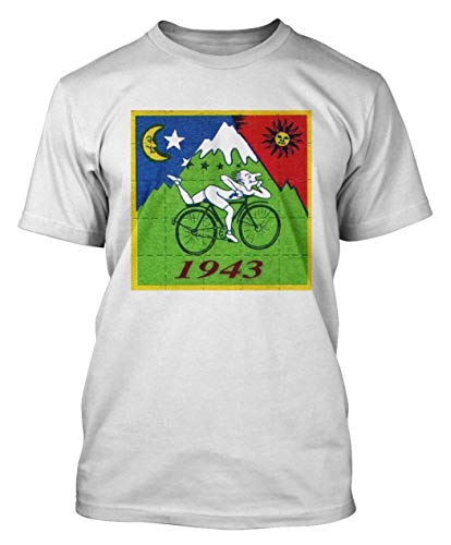 Bicycle Day Bike Trip LSD T Shirt DR Albert Hofmann T-Shirt Party White XXL von HOUYI