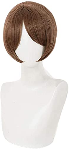 HOWGARI Anime Coser Wig Andere Iside Pique- Nique Cosplay Perücke Kurz Black Bob Frauen Synthetische Hitzebeständige Perücken Kostüm Party + Perücke Gratis (Hoshigue Hiroe) von HOWGARI