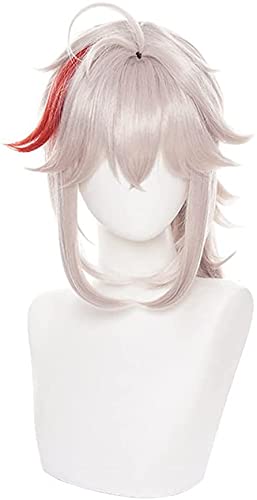 HOWGARI Anime Coser Wig Blue lange Perücken, synthetisch, Farbverlauf, Blau, Mädchen, Violett, hitzebeständig, Halloween, Kostüm + Perücke (Farbe: mehrfarbig) von HOWGARI