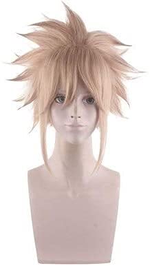 HOWGARI Anime Coser Wig GamesCosplay Perücke FF7 Final Fantasy VII Strukturen Bewölkte Kurze Haare Blond Anime Comic-Con von HOWGARI