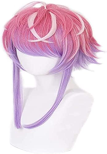 HOWGARI Anime Coser Wig Männer Sasara Nurance Perücke Unisex Farbe Grün Kurve Cosplay Perücken für Teilung Rap Battle Party + Perücke (Size : Amemura Ramuda) von HOWGARI