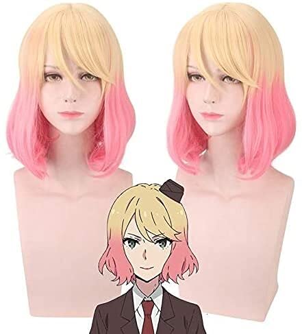 HOWGARI Anime Coser Wig Neue Engel des Todes Cosplay Wig Catherine Wig Wig für Halloween Karneval Party Perücke Cosplay Kurz von HOWGARI