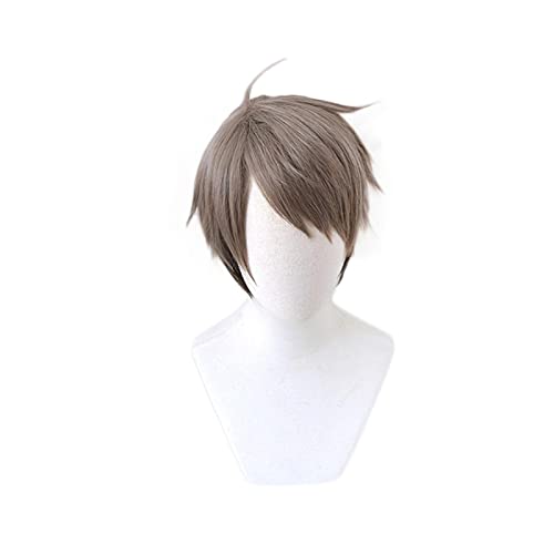 SEIZIS Wig Anime Cosplay Anime Haikyuu !! ATSUMU Miya OSAMU Miya COSPAY Kurze Wig Haikyu Hitzebeständige Faserhaare + Perücke Cap Party Rollenspiel for Erwachsene von HOWGARI