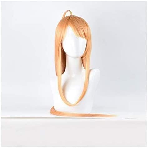SEIZIS Wig Anime Cosplay Anime Perücken Fuchs Dämon kleine rote Maiden Lange gerade schräge Pony Cosplay Perücke Tushan Susu orange cos Perücke Wie Gezeigt von HOWGARI