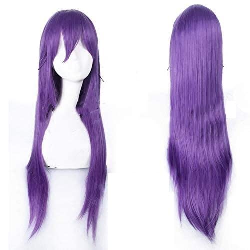 SEIZIS Wig Anime Cosplay Anime Soul Eater Medusa Blair Cosplay Perücke Haare Frauen Weihnachten Halloween Party Blair Lange lila Cosplay Perücken + Perückenkappe Einheitsgröße PL-346 von HOWGARI