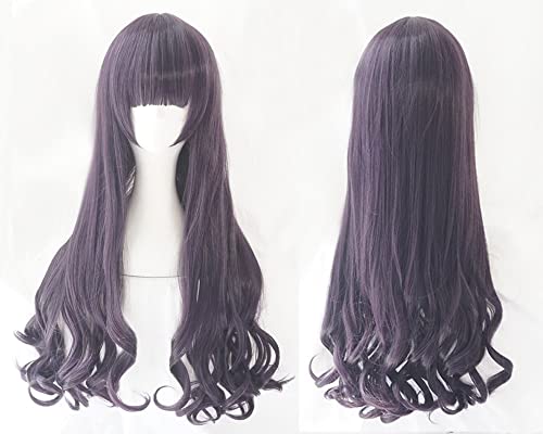 SEIZIS Wig Anime Cosplay Card Captor Clear Card Tomoyo Daidouji Cosplay lockiges Haar Perücke 80cm Anime Neu von HOWGARI