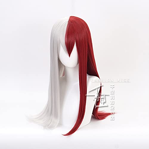 SEIZIS Wig Anime Cosplay My Hero Academy Himiko Toga Midoriya Izuku Shoto Todoroki Tenya Momo Synthetische Cosplay-Perücke for Halloween-Kostümpartys von HOWGARI