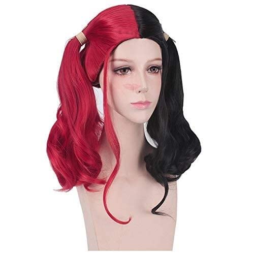 SEIZIS Wig Anime Cosplay Perücke for Anime Film Joker Harleen Quinzel Perücke Cosplay Kostüm Doppel Pferdeschwanz Synthetisches langes Haar for Frauen Party Perücken DM681 SEIZIS Wig Anime Cosplay Perücke for Anime Film Joker Harleen Quinzel Perücke Cosplay Kostüm Doppel Pferdeschwanz Synthetisches langes Haar for Frauen Party Perücken DM681 von HOWGARI