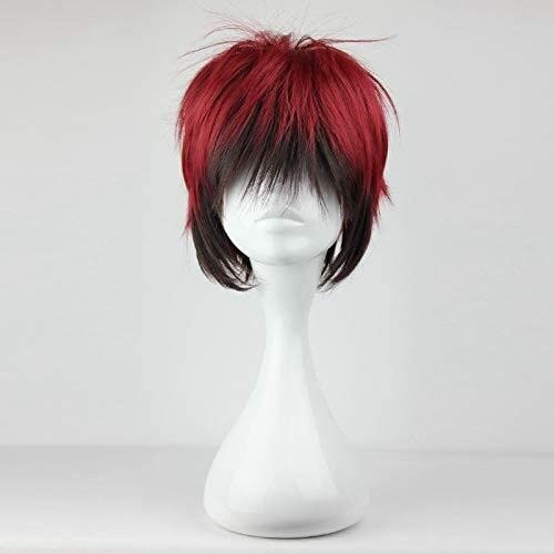 SEIZIS Wig Anime Cosplay Tokyo Anime Kuroko No Basketball Cosplay Perücke Kagami Taiga rotes Haar Comic Rollenspiel Haar von HOWGARI