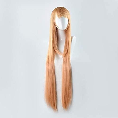 SEIZIS Wig Anime Cosplay Trockenmasse Schwester kleine vergrabene cos Perücke Erde vergrabene Milch orange cos Anime Perücke Fabrik Direktverkauf Kopfbedeckungen langes Haar Buri von HOWGARI