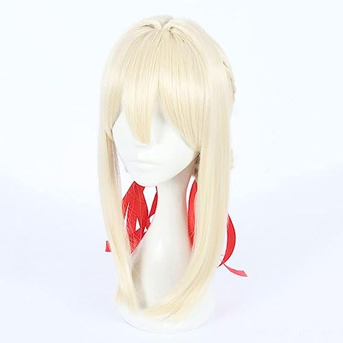 Uearlid Wig Anime Cosplay Anime Cosplay Perücke Kurze gerade Perücken mit Pony Cosplay Zubehör for Frauen Mädchen + Perückenkappe von HOWGARI