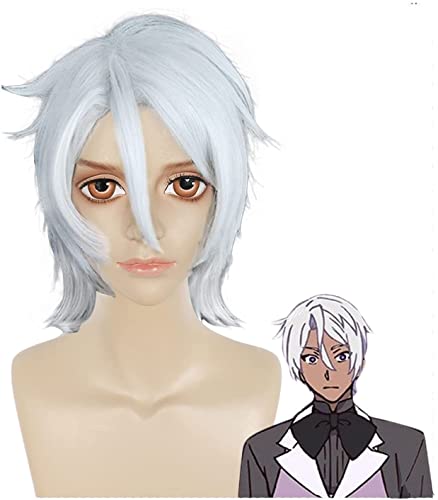 Uearlid Wig Anime Cosplay Anime Cosplay Perücken, NOA Cosplay Perücke for die Fallstudie von Vanitas Requisiten Zubehör mit kostenlosem Wig-Kappe von HOWGARI