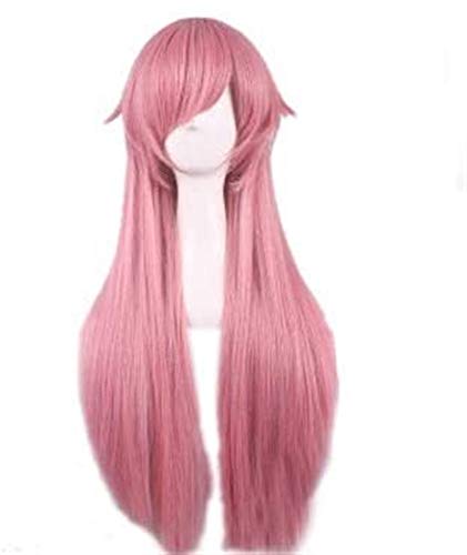 Uearlid Wig Anime Cosplay Anime Cosplay Perücken Cos Perücke Zukunft Tagebuch Gasai Yuno Hochtemperaturdraht Rauch Rosa Anime Perücke Flüge von HOWGARI