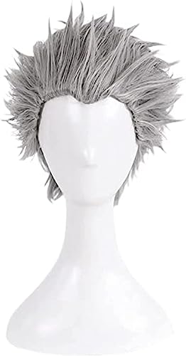 Uearlid Wig Anime Cosplay Anime Devil May Cry 5 Cosplay Perücke Vergil Silber Grau Kurzes Haar Rollenspiel Halloween Party Perücken + Perückenkappe Uearlid Wig Anime Cosplay Anime Devil May Cry 5 Cosplay Perücke Vergil Silber Grau Kurzes Haar Rollenspiel Halloween Party Perücken + Perückenkappe von HOWGARI