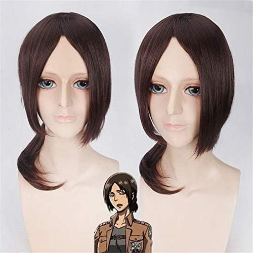 Uearlid Wig Anime Cosplay Anime Ymir Cosplay Perücke for Halloween Party Frauen 50 cm Kunsthaar Ymir Rollenspiel Cosplay Perücken + Perückenkappe Einheitsgröße Ymir von HOWGARI