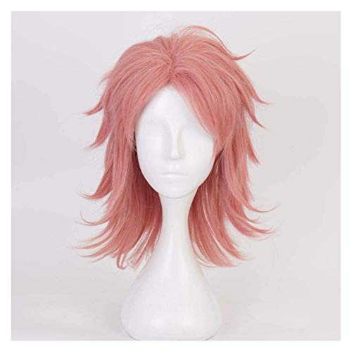 WHBHD Anime Coer Wig. Anime Cosplay Perücke Demon Slayer Sabito Anime Fair Halloween Party Carnival Perücke Männer und Frauen Perücke Anime Fans Geschenk(Rosa langes Haar) von HOWGARI