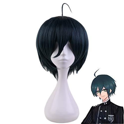 WHBHD Anime Coer Wig. Anime Danganronpa v3: Harmonie töten Saihara Shuichi Kurzweid Cosplay Kostüm Dangan Ronpa Hitzebeständige Haare Männer Perücken von HOWGARI