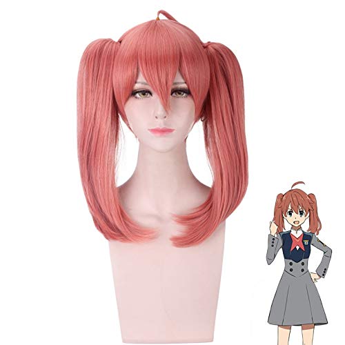 WHBHD Anime Coer Wig. Anime. LIEBLING in dem Franxx- Code 390 Pferdeschwänze Perücke Cosplay Kostüm Hitzebeständige synthetische Haare Frauen Cosplay Perücken PL-471 von HOWGARI