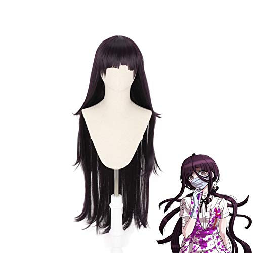 WHBHD Anime Coer Wig. Dangan Ronpa Tsumiki Mikan Long Perücke Cosplay Kostüm Danganronpa Frauen Hitzebeständige Synthetische Haare Halloween Party Perücken MZ-1411 von HOWGARI