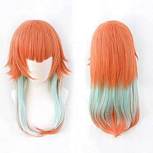 WHBHD Anime Coer Wig. Hololive Vtuber Takanashi Kiara Cosplay Perücke for Anime- Kostüm(orange) von HOWGARI