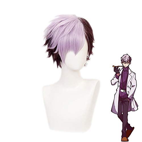 WHBHD Anime Coer Wig. Jibaku Shounen WC gebunden Hanako Kun Tsuchigomori Kurzweide Cosplay Kostüm Hitzebeständige synthetische Haare Männer Perücken qx-783 von HOWGARI