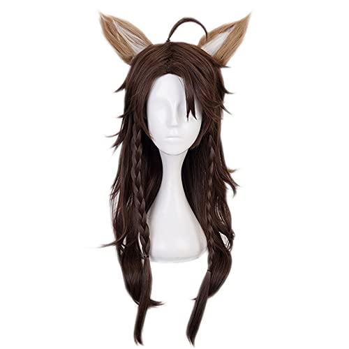 WHBHD Anime Coer Wig. Leona Kingsscholar Cosplay Perücke Spiel Twisted-Wonderland Brown Braid Lange Hitzebeständige Haarperücken Karneval Halloween Party Rolle PL WHBHD Anime Coer Wig. Leona Kingsscholar Cosplay Perücke Spiel Twisted-Wonderland Brown Braid Lange Hitzebeständige Haarperücken Karneval Halloween Party Rolle PL von HOWGARI