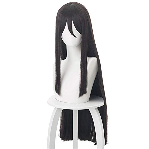 WHBHD Anime Coer Wig. Schicksal Monarch EL Merro II Event Book Black Brown Long Gerade Cosplay Anime Perücke von HOWGARI