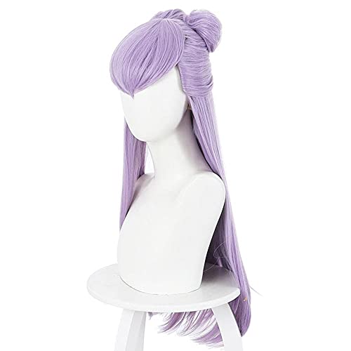 WHBHD Anime Coer Wig. Spiel LOL kda. Evelynn Cosplay Perücken Agony' s Umarmung Frauen Lange Mischte lila Haarperücke mit Brötchen Halloween Carnival Party Perücken von HOWGARI